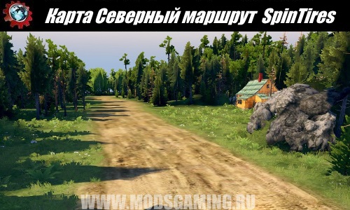 SpinTires download map mod northern route