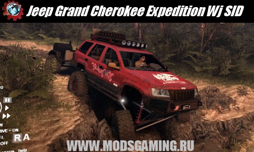 Spin Tires скачать мод машина Jeep Grand Cherokee Expedition Wj SID