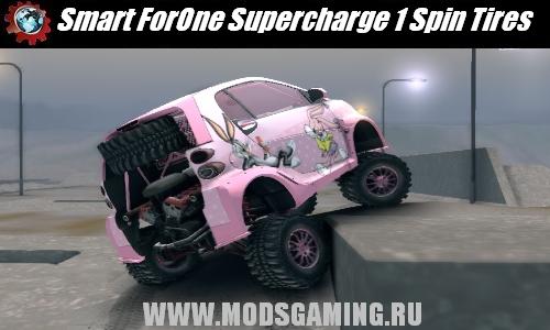 Spin Tires v1.5 скачать мод Smart ForOne Supercharge 1