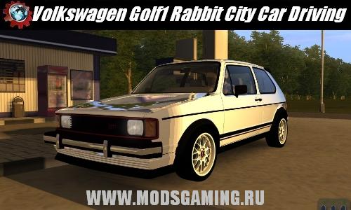 City Car Driving / 3D Инструктор 2 скачать мод машина Volkswagen Golf1 Rabbit