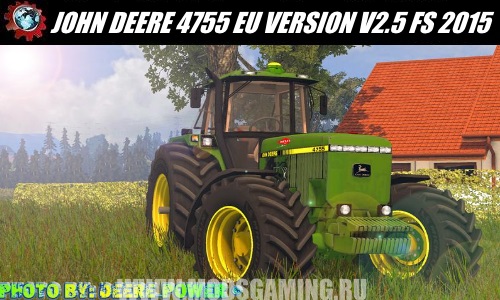 Farming Simulator 2015 download mod tractor JOHN DEERE 4755 EU VERSION V2.5