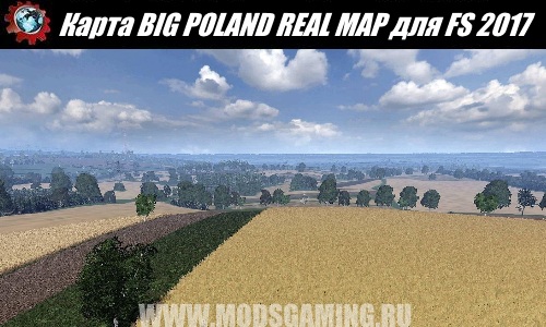 Farming Simulator 2017 download map mod BIG POLAND REAL MAP