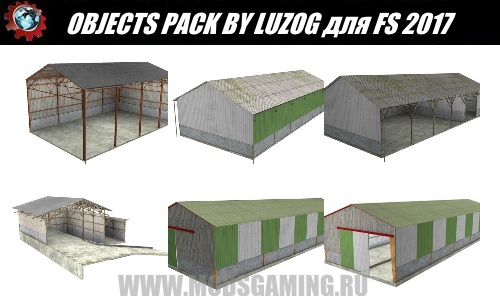 Farming Simulator 2017 download mod OBJECTS PACK BY LUZOG