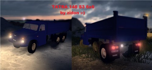 Мод "TATRA 148 S3 6x6" для Spin Tires - Level Up 2011