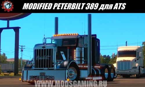 American Truck Simulator download mod truck MODIFIED PETERBILT 389 1.13