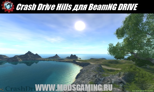 BeamNG DRIVE скачать мод карта Crash Drive Hills