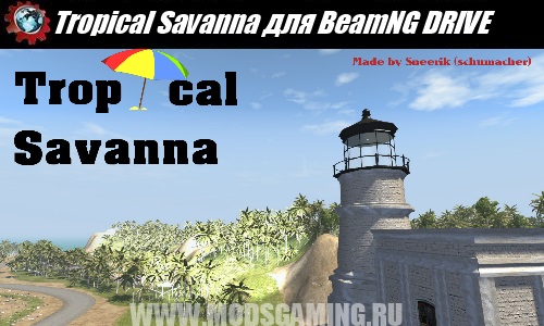 BeamNG DRIVE download map mod Tropical Savanna
