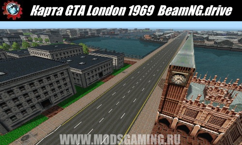 BeamNG.drive download map mod GTA London 1969