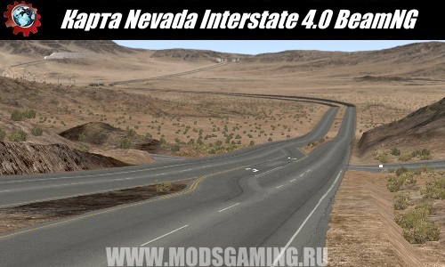 BeamNG.drive download map mod Nevada Interstate (prequel to So-Cal Interstate) 4.0