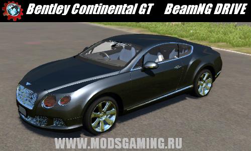 BeamNG DRIVE скачать мод машина Bentley Continental GT 2011