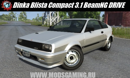 BeamNG DRIVE скачать мод машина Dinka Blista Compact 3.1