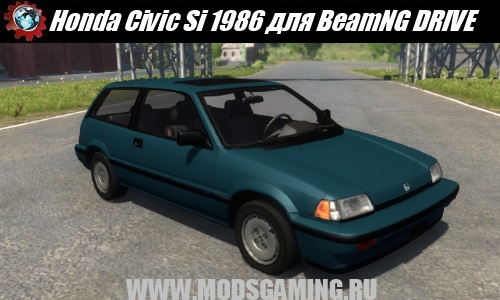 BeamNG DRIVE mod car 1986 Honda Civic Si