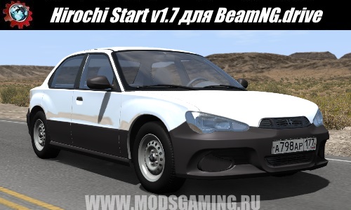 BeamNG.drive download mod car Hirochi Start v1.7