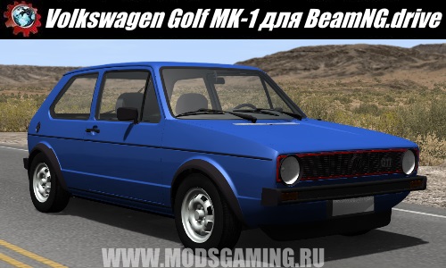 BeamNG.drive download mod car Volkswagen Golf MK-1