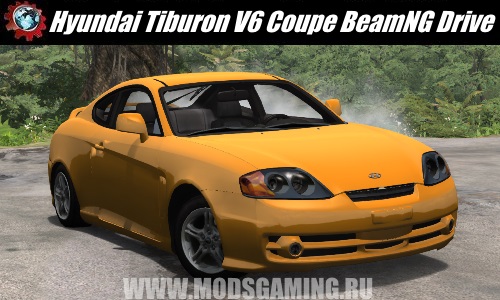BeamNG unidade descargar coche mod Hyundai Tiburon V6 Coupe 2003