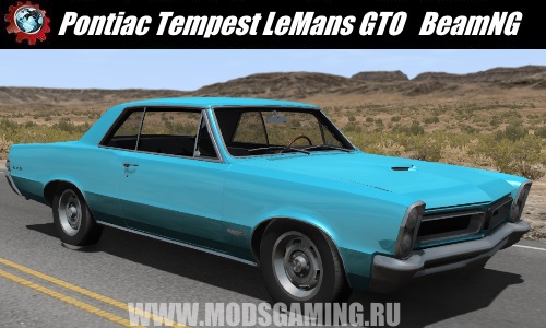 BeamNG Drive download mod car Pontiac Tempest LeMans GTO 1965