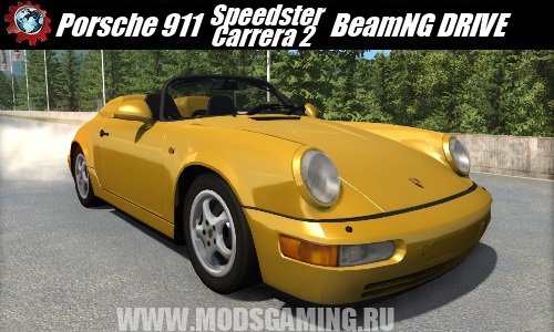 BeamNG DRIVE mod download a Porsche 911 Speedster Carrera 2