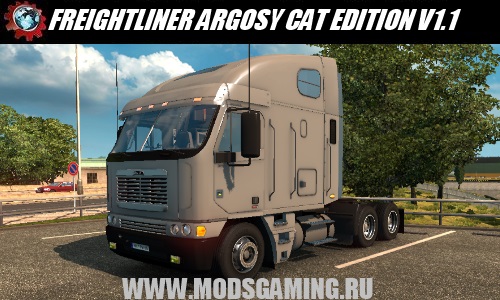 Мод грузовик FREIGHTLINER ARGOSY CAT EDITION V1.1 для ЕТС 2