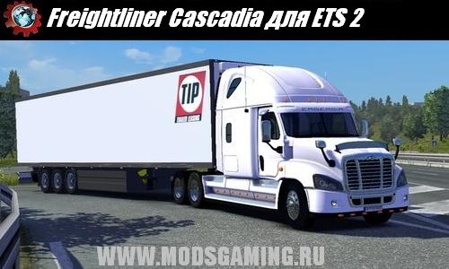 Euro Truck Simulator 2 скачать мод грузовик Freightliner Cascadia