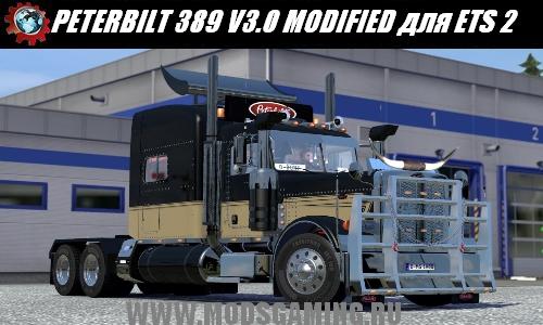 Euro Truck Simulator 2 скачать мод грузовик PETERBILT 389 V3.0 MODIFIED