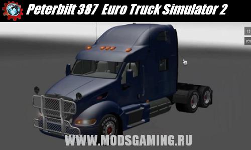 Euro Truck Simulator 2 скачать мод грузовик Peterbilt 387