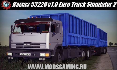 Euro Truck Simulator 2 скачать мод машина Камаз 53229 v1.0