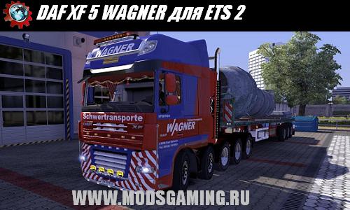 Euro Truck Simulator 2 скачать мод грузовик DAF XF 5 WAGNER
