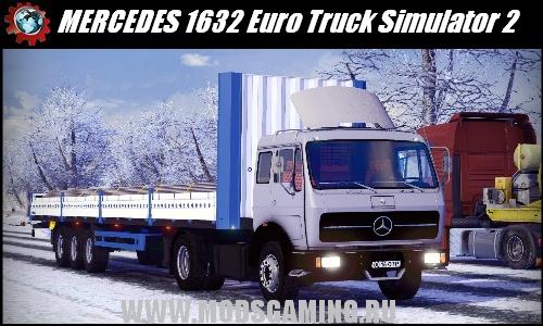 Euro Truck Simulator 2 скачать мод грузовик MERCEDES 1632