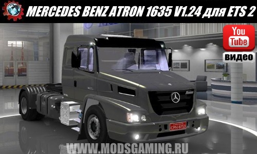 Euro Truck Simulator 2 download mod truck MERCEDES BENZ ATRON 1635 V1.24