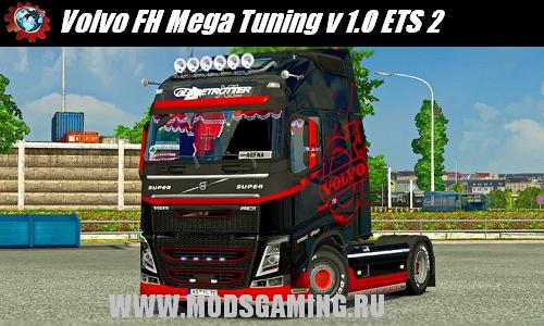 Euro Truck Simulator 2 скачать мод грузовик Volvo FH Mega Tuning v 1.0