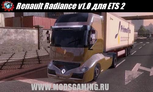 Euro Truck Simulator 2 скачать мод грузовик Renault Radiance v1.0