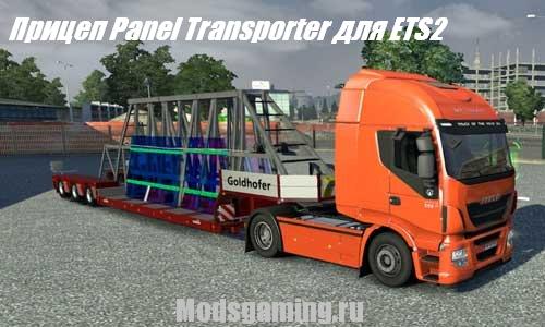 Скачать мод для Euro Truck Simulator 2 Прицеп Panel Transporter