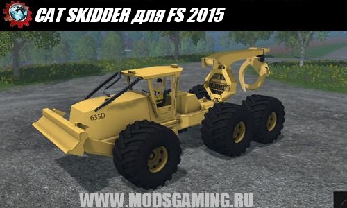 Farming Simulator 2015 download mod tractor CAT SKIDDER