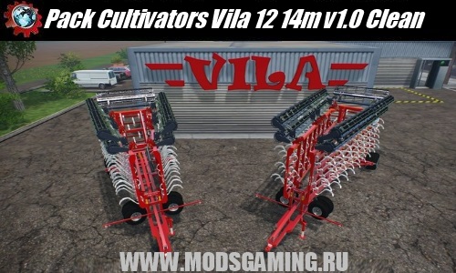 Farming Simulator 2015 download mod cultivator Pack Cultivators Vila 12 14m v1.0 Clean