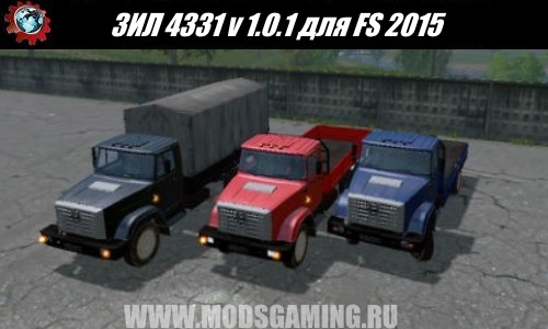 Farming Simulator 2015 download mod truck ZIL 4331 v 1.0.1