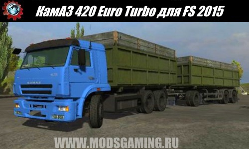 Farming Simulator 2015 download mod truck KamAZ 420 Euro Turbo