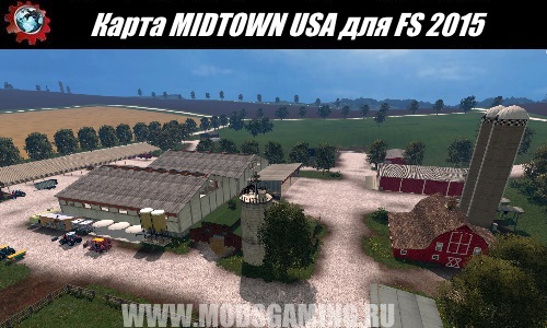 Farming Simulator 2015 download mod map MIDTOWN USA