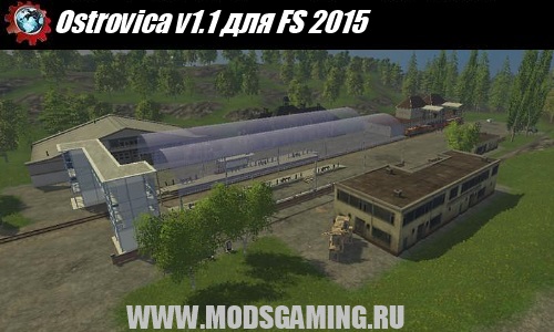 Farming Simulator 2015 download mod map Ostrovica v1.1