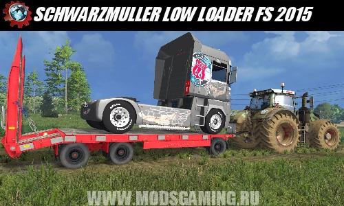 Farming Simulator 2015 trailer download mod SCHWARZMULLER LOW LOADER