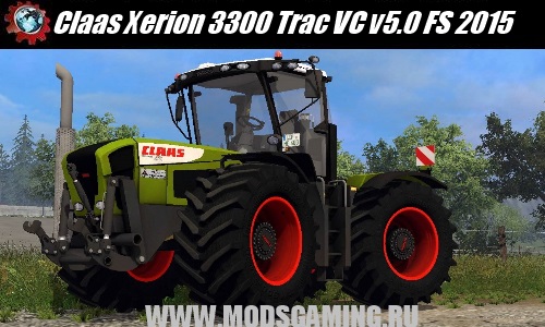 Farming Simulator 2015 download mod tractor Claas Xerion 3300 Trac VC v5.0