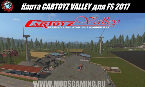 Farming Simulator 2017 download map mod CARTOYZ VALLEY