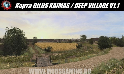 Farming Simulator 2017 download map mod GILUS KAIMAS / DEEP VILLAGE V1.1