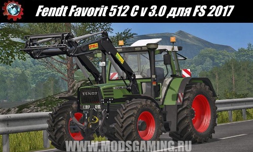 Farming Simulator 2017 download mod Tractor Fendt Favorit 512 C v 3.0