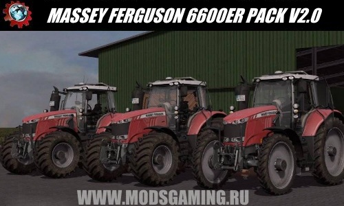 Farming Simulator 2017 download mod tractor MASSEY FERGUSON 6600ER PACK V2.0