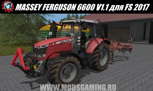 Farming Simulator 2017 download mod Tractor Massey Ferguson 6600 v 1.1