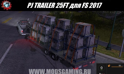 Farming Simulator 2017 trailer download mod PJ TRAILER 25FT