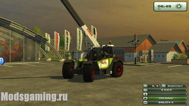 Скачать мод для Farming Simulator 2013 Claas Scorpion 7040 VariPower v 2.1