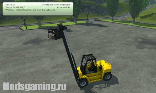 Скачать мод для Farming Simulator 2013 Komatsu EX 50 Gabelstapler NEU v 2.0