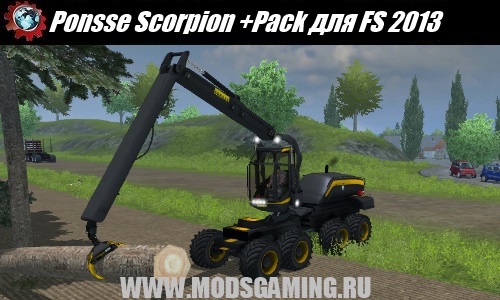 Farming Simulator 2013 mod download Ponsse Scorpion