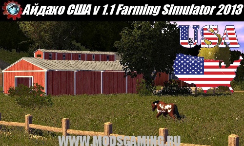 Farming Simulator 2013 скачать мод карта Айдахо США v 1.1